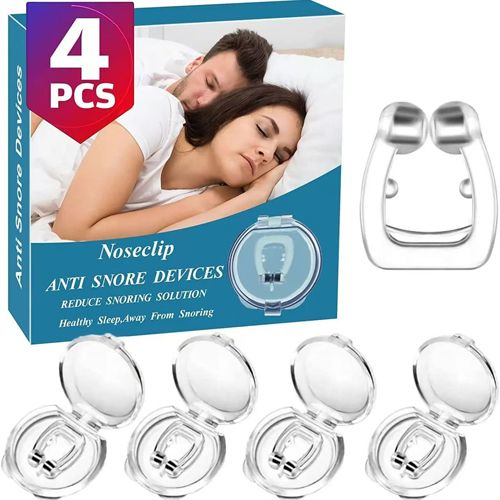 Anti Snoring Corrector Magnetic Anti Snore Stop Snoring Nose Clip Easy Breathe Improve Sleep Aid Apnea Night Device With Case
