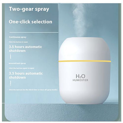 Air Humidifier Cute Aroma Diffuser With LED Night Light Cool Mist Humidifiers For Bedroom Home Car Plants Purifier Humificador Home Appliances