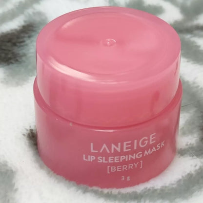 3g South Korea Lip Sleep Mask Night Sleep Maintenance Moisturizing Lip Gloss Bleach Cream Nourishing Lip Care Strawberry