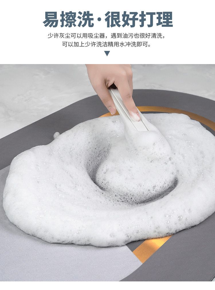 Hot-selling 3D oil painting diatom mud American pastoral absorbent mat non-slip mat Soft Comfortable Indoor Living Room bathroom door quick dry bathroom carpet toilet mat