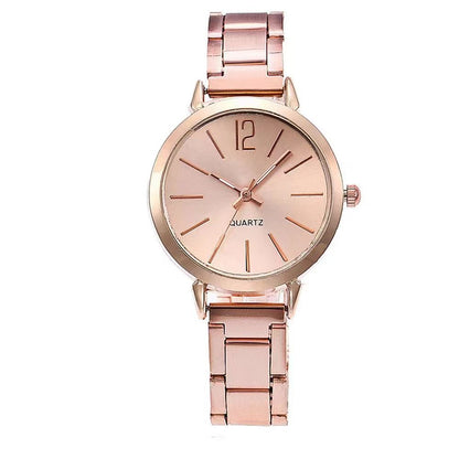 Stainless Steel Women Quartz Watches Bracelet Set For Ladies Lady Watch Wristwatches Female Watches Wrist Watch With Bangle Valentine's Day Christmas Birthday Gifts