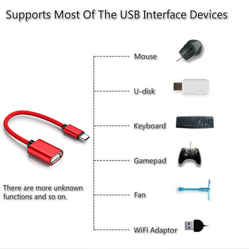 TYPE C otg Cable Type c to USB Data Cable otg usb &amp;Type c Adapter type c usb OTG Adapter