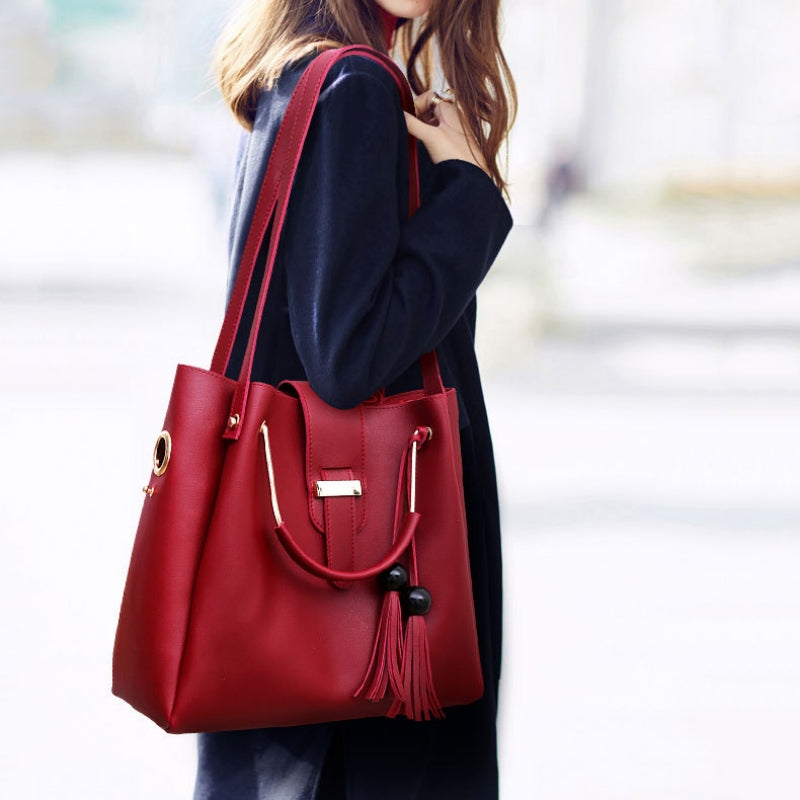 3PCS Women Bags Handbags Ladies Bags Purse Lady Bags Set Tote Bags Hobo Bags Promotio Big Discount