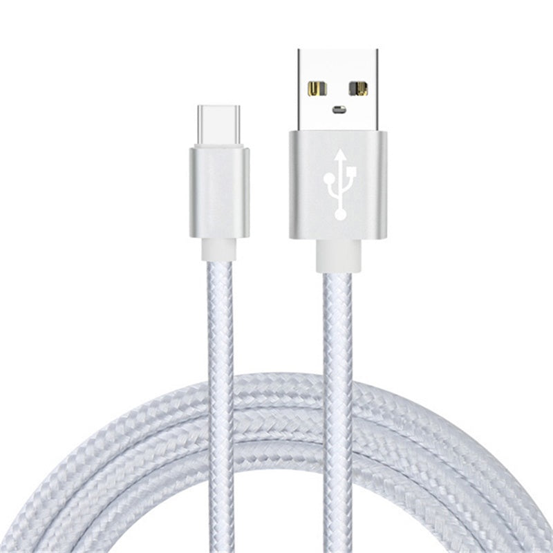 type c Charger Cable Fast Charging data line For Android Phone Nylon Data Cables charging cables