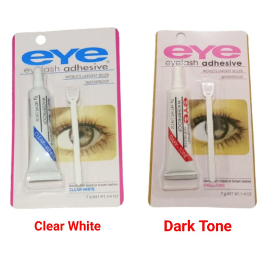 2Pcs Eye Lash Adhesive Glue Transparent / Clear White / Dark Tone Eyelash Waterproof Eyelashes Glue With Stick Eye Lashes Makeup Tools
