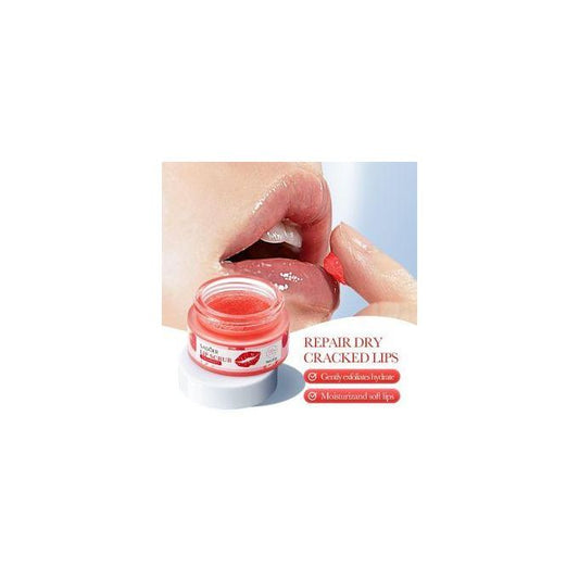 STRAWBERRY LIP SCRUB GENTLY EXFOLIATES,HYDRATS AND DIMINISHES LIP LINES