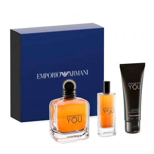 Stronger With You EDT For Men 3 Piece Gift Set with Mini Perfume & Shampoo