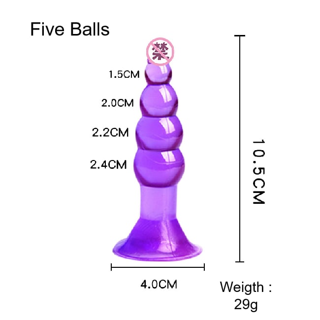 HW Fun anal plug 7-Pieces set 7 PCS Waterproof Silicone Anales 1 Vibrator Trainer combination set adult toy couple sex products