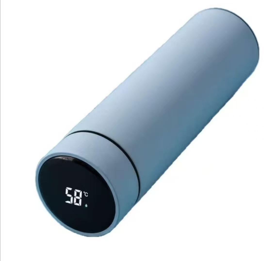 Temperature Display Thermos Cup Water Bottle Stainless Steel Divided Thermos Bottle Outdoor Vacuum Flask Insulated Cup Gift