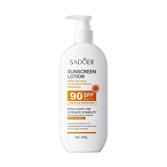Sunscreen lotion 90+ spf