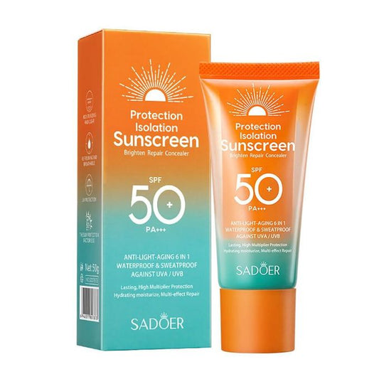 Sunscreen SPF 50, Anti Light Aging, Moisturizing Multiple Protection Effect Sunscreen Anti Aging Sunscreen Repair Sunscreen Milk Refreshing And UV...