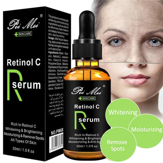 Pei Mei Retinol C Serum - Brightening Whitening, Remove Spots, Moisturizing Face Skin Care, 30ml