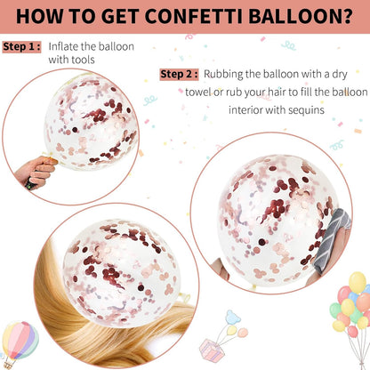 60pcs 12 inch Red Black and Gold Latex Balloons Metallic Chrome Confetti Balloons for Birthday, Wedding, Graduation, New Year, Casino Theme Party Decoration