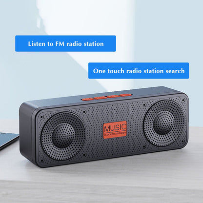 Portable Bluetooth Speaker TF Card FM Mode HD Sound Quality FM Music