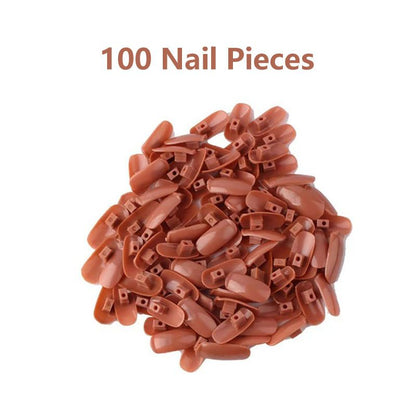 Acrylic Flexible Moveable Nail Practice Finger Adjustable Fake Fingers Detachable Beginners Practice Moving Finger Strap Base Hand Nail Art Training Nails Art DIY Tool