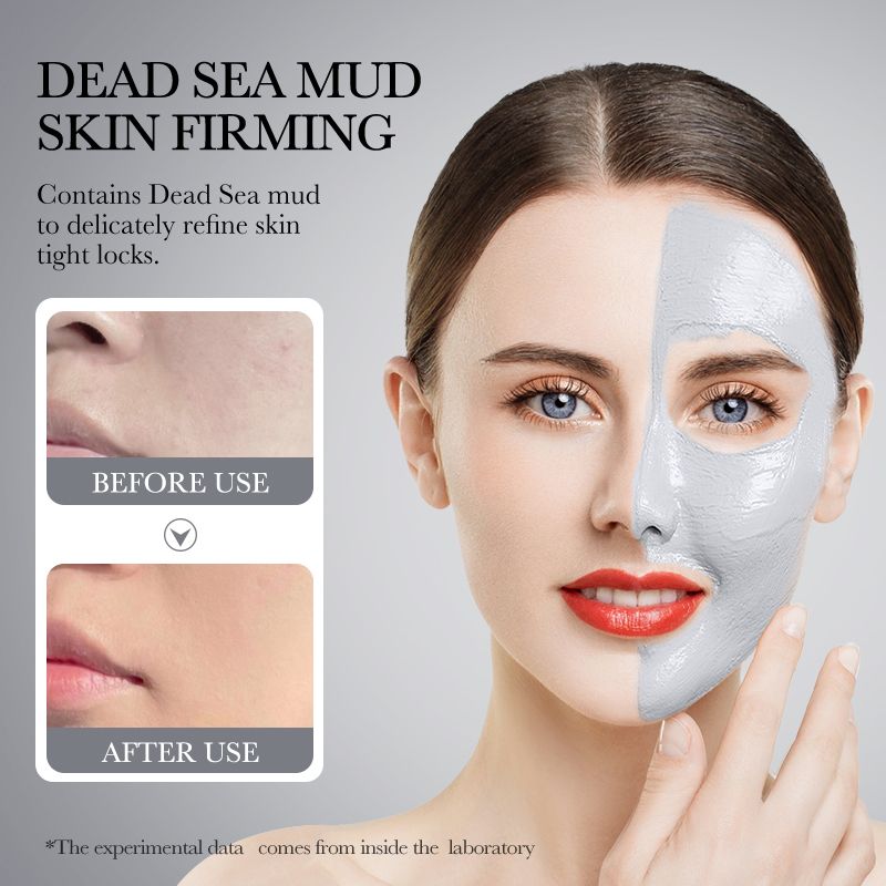 7pcs BIOAQUA Deep Mineral Dead Sea Facial Mask Sheet Moisture Mud Mask Face Care Skin Care Set Acne Sunscreen Pores Moisturizing Oil-control Anti-aging Replenishment Facia Product