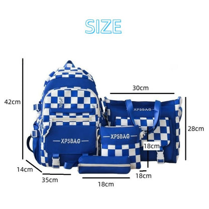 4 PCS/Sets Handbags Backpacks Women Bags School Bags Ladies Bags Bookbags Laptop Bags Satchels