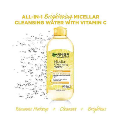 【Discounted】Garnier Even & Matte Vitamin C Micellar Cleansing Water - 400ml