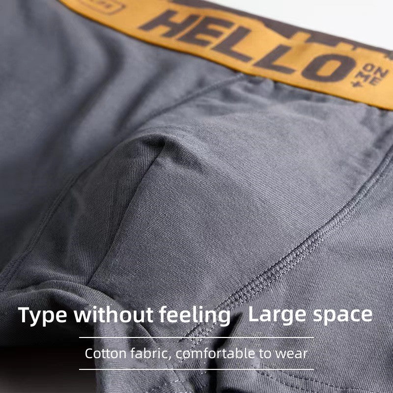 4Pcs Men's underwear Men's Clothes Underwear Men's Boxer Briefs Cotton underwear Graphene backing Bacteriostat Youth shorts Underwear