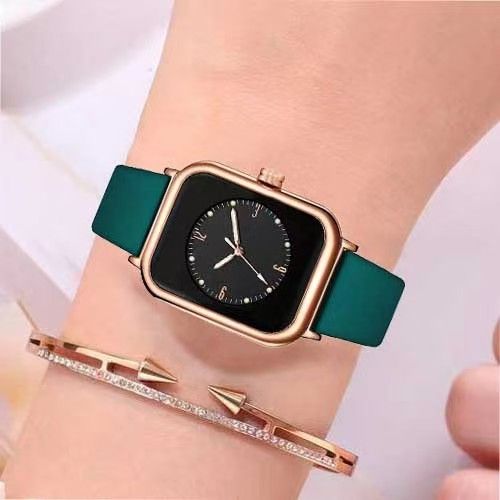 Simple mesh belt quartz women's watch fashion watch Sports Watch Quartz watch Men's Watch Trendy Night Light Watch Square watch Men's Watch