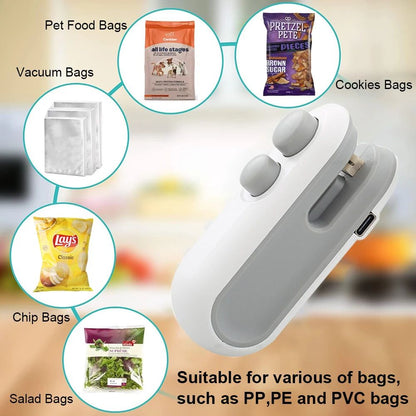Mini Bag Home and Decoration Kitchen Utensils Vacuum Sealer Kitchen Items Low Price Machine Clips for Packages Heat Sealing Clip
