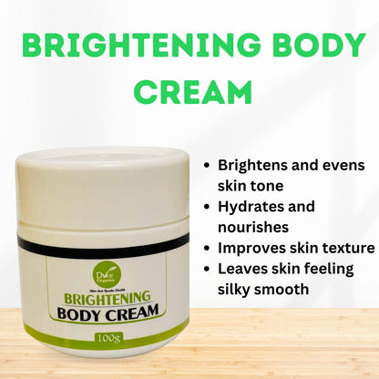 Brightening Body Cream - Dvee Organics - Clears Body Spots and Old Scars on Localized Skin Areas