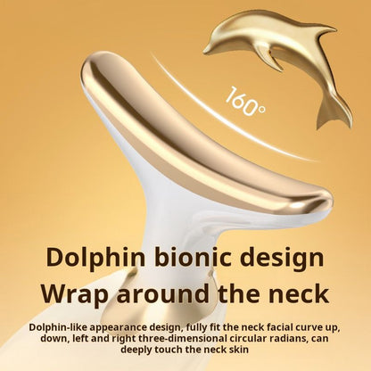 Dolphin beauty device, facial introduction device, household instrument, portable beauty device, neck wrinkle fading massage device