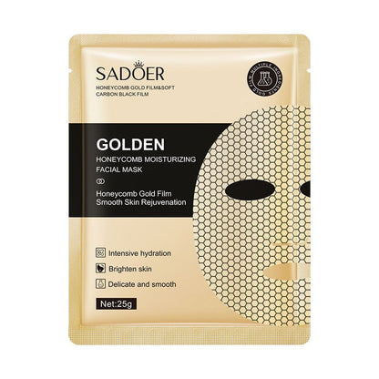 3PCS Golden Honeycomb Moisturizing Facial Mask – Hydrating and Moisturizing