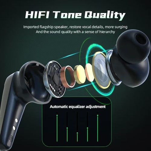 New Arrivals Bluetooth 5.0 Earphones TWS Wireless SportHeadphones Hanging Ear Touch Earphone Gaming Wireless Bluetooth Headset Earphone Bluetooth Earbuds HIFI With Mic Charging Box