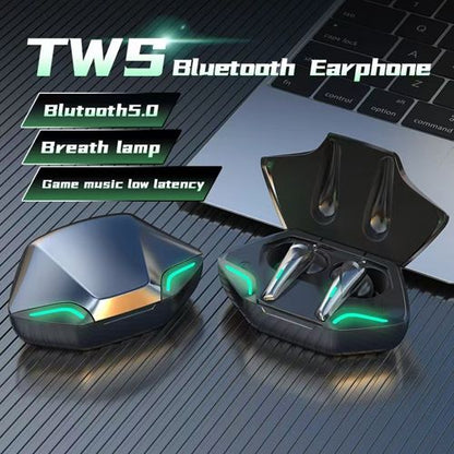 New Arrivals Bluetooth 5.0 Earphones TWS Wireless SportHeadphones Hanging Ear Touch Earphone Gaming Wireless Bluetooth Headset Earphone Bluetooth Earbuds HIFI With Mic Charging Box