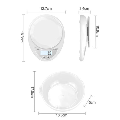 WH-B05 LCD Digital kitchen scale Multifunction Food Scale Electronic Weighing Scales Balance