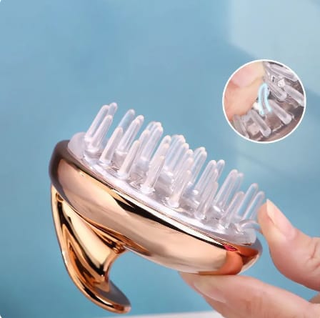 Silicone Head Massage Comb Body Wash Clean Itching Scalp Soft Shower Brush Bath Spa Anti-Dandruff Shampoo Hair Root Care Tool