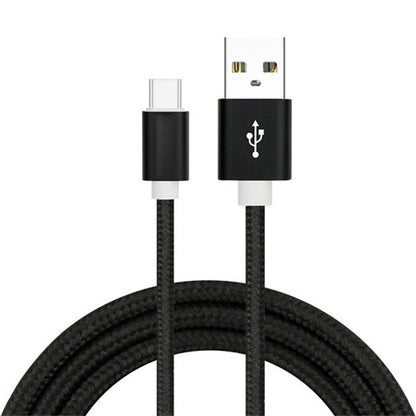 type c Charger Cable Fast Charging data line For Android Phone Nylon Data Cables charging cables