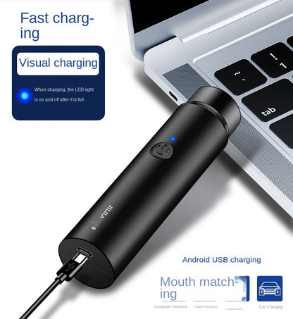 New Mini Electric Shaver Pocket Size Waterproof Razor Washable Portable Shaving Beard Trimmer USB Charging Travel Car Mini Shaver Rechargeable Men Shaver