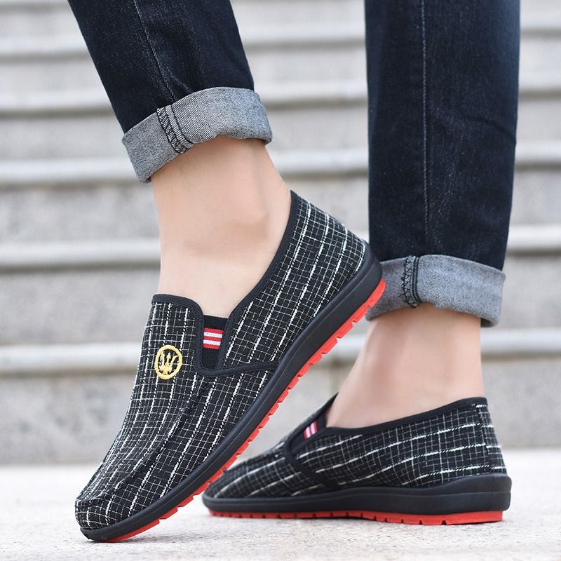 Men Shoes Loafers Casual Shoes Flat Shoes Men Pull On Shoes
