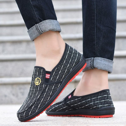 Men Shoes Loafers Casual Shoes Flat Shoes Men Pull On Shoes