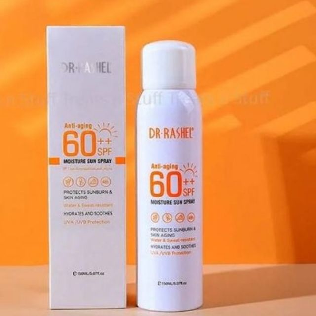 Dr. Rashel Anti-aging 60++ SPF Sun Protection Moisture Spray , After sun and Sun cream White Moisture sun spray