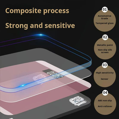 Gradient colorWeight scales Household human body electronic scales Accurate electronic weighingUSBCharging