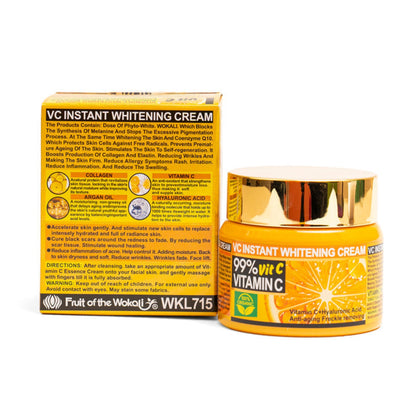 Vitamin C Whitening Cream Anti-aging Freckle Removing Brightening with Hyaluronic Acid - Fruit of the Wokali