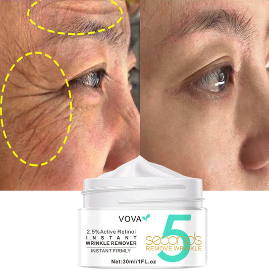 VOVA 5 Seconds Instant Wrinkles Removal Cream Active Retinol Lifting Firming Anti-aging Improve Fade Fine Lines Face Moisturizing Skin Care