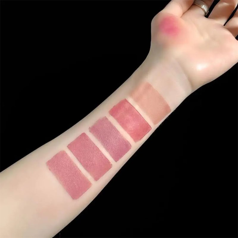 Matte 5-color Lipstick Set Velvet Lip Stick Non-stick Lip Gloss Moisturize Long Lasting Waterproof Red Lipstick Lip Makeup Cosmetics Kit