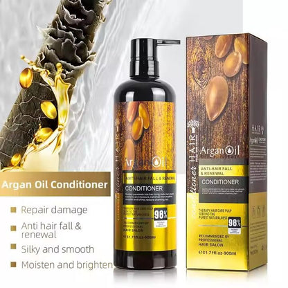 Calodia Argan Oil Hair Conditoner 900ml Nourish Organic Argan Oil Hair Conditioner Color-Protection, Hair-Loss Prevention, Refreshing, Anti-Dandruff, Nourishing, Anti-Itching