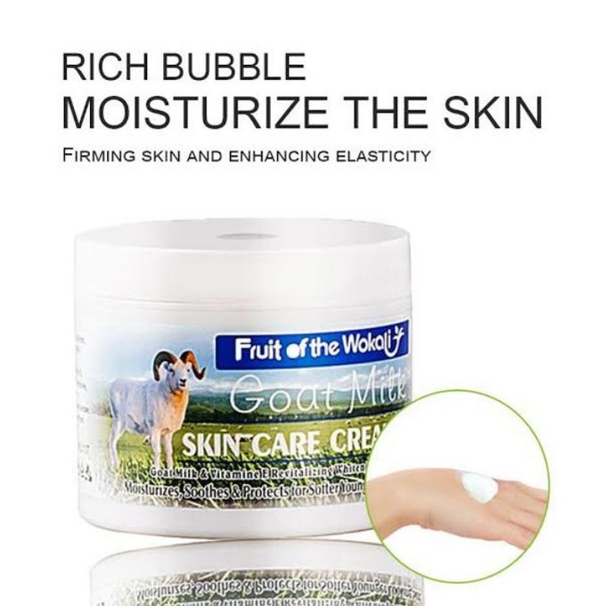 Fruit Of The Wokali Goat Milk & Vitamin E Skin Care Cream, Revitalizing Whitening Series