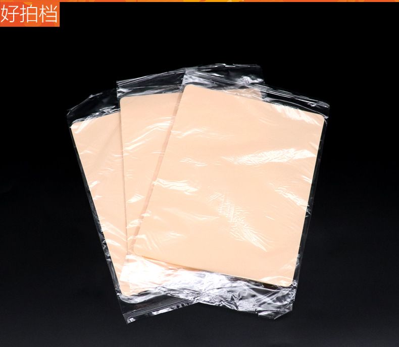 Blank Tattoo Practice Skin, Pink Silicone Skin, Practice Skin