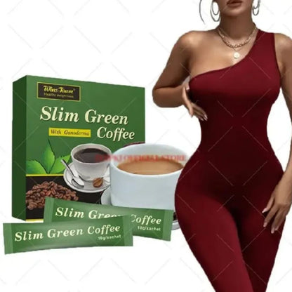 Slimming Coffee Flat Tummy Coffee Weight Lose Slim Green Coffee with Ganoderma - Wins Town