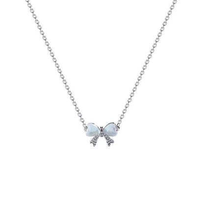 Bow Tie Necklace For Women, Luxury Necklace, Non-Fading Clavicle Chain, Titanium Steel Necklace