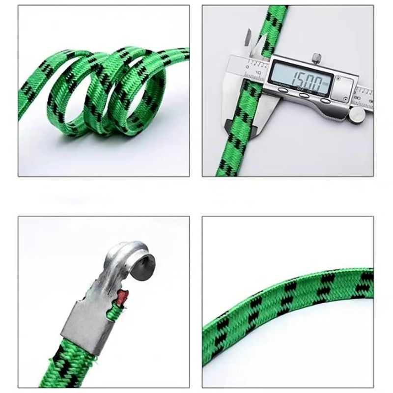 Transport Goods Heavy Duty Elastic Rope 1.5m Super Strong Cargo Tie Down Motorcycle, Bicycle, Car ,Cart, & Trailer Lashing Straps Essential Logistics & Delivery Accessories Truck & Boda Tie Downs