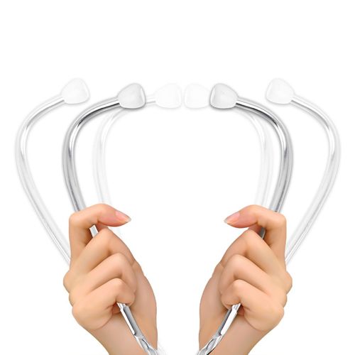 Portable Dual Head Stethoscope Professional Cardiology Medical Stethoscope Doctor Medical Equipment Device Student Vet Nurse