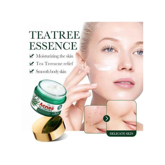Tea Tree Acne Oil Control For Moisturizing, Repair, Water locking and Elastic Face Cream.