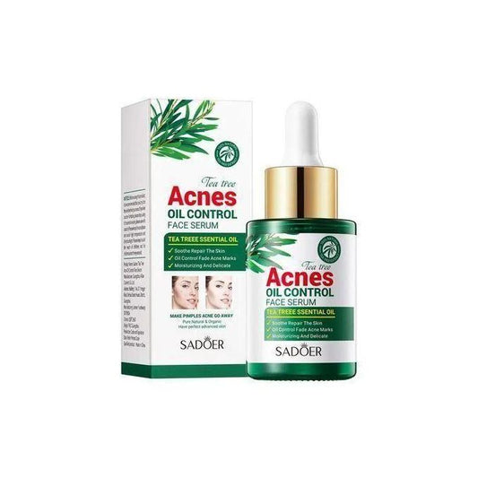 Tea Tree Acnes Oil Control Face Serum, Organic Pimples Eliminating Serum, Fades Acne Marks